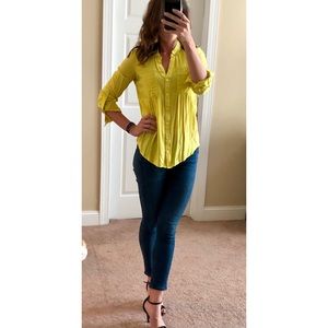 Anthropologie Maeve Button Down Blouse